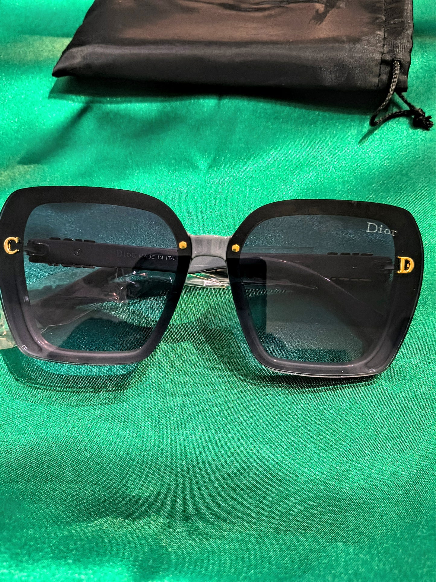 Ladies Grey Christian Dior Sunglasses