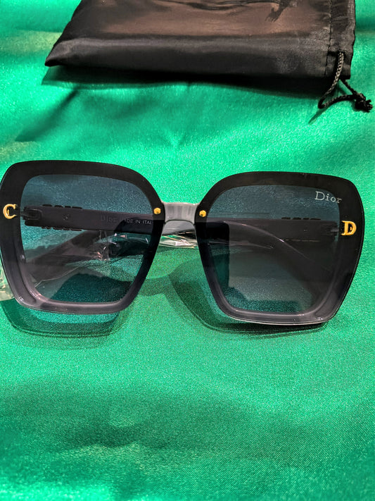 Ladies Grey Christian Dior Sunglasses
