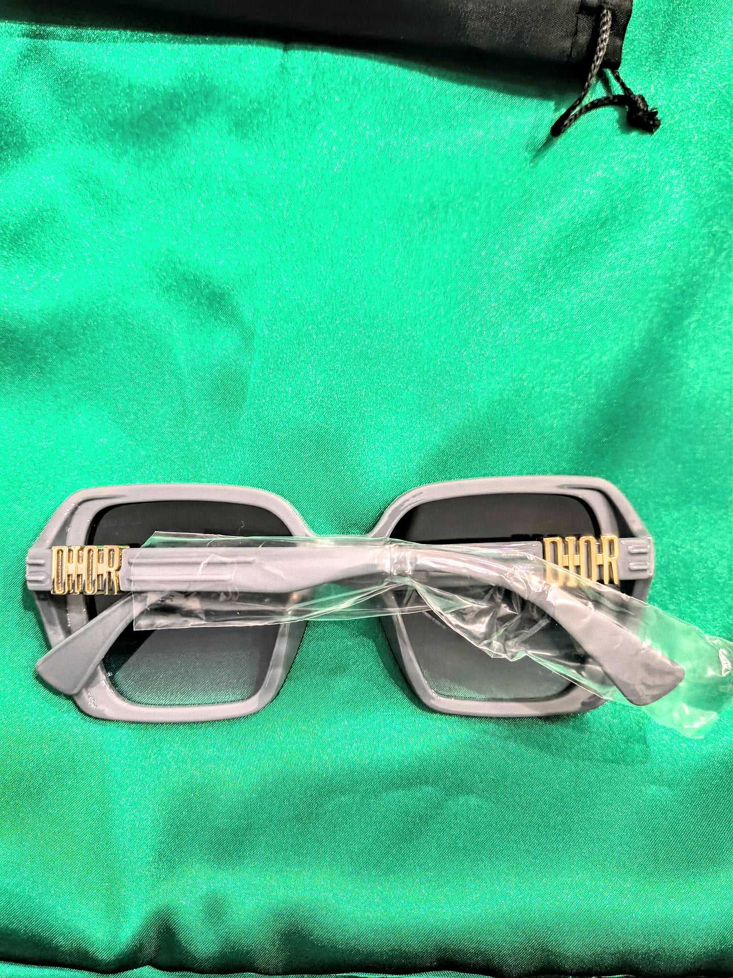 Ladies Grey Christian Dior Sunglasses