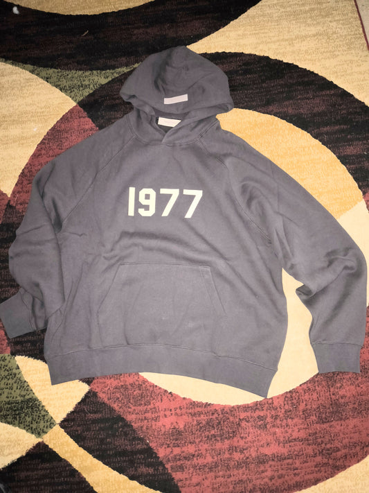 Essentials Fear of God "Iron 1977" Hoodie Size Large